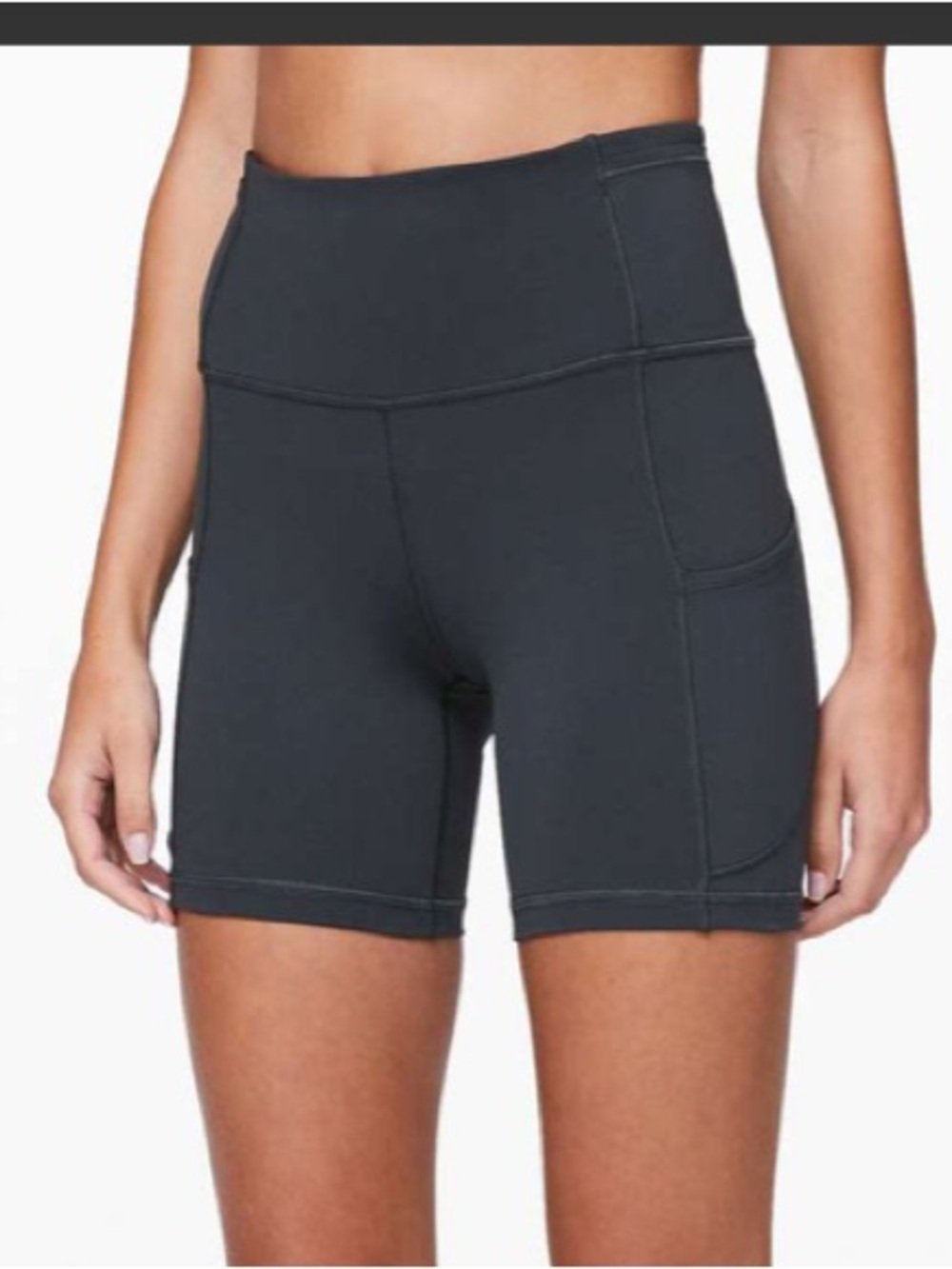 Lululemon run bike shorts Nulux size 4 excellent  condition 6”